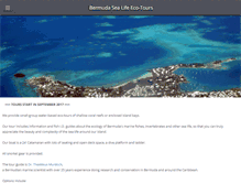 Tablet Screenshot of bermudasealife.com